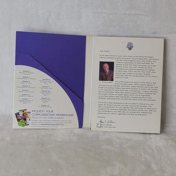 Dr James Dobson Your Child Essentials of Discipline DVD Set Focus on the Family - Picture 6 of 12